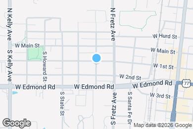 Map image of the property - 104 S Walnut St