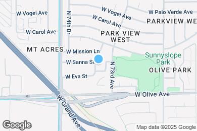 Map image of the property - 9147 N 73rd Ln