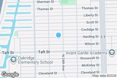 Map image of the property - 2414 Harding St