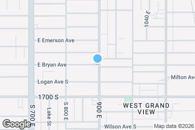 Map image of the property - 980 E Bryan Ave