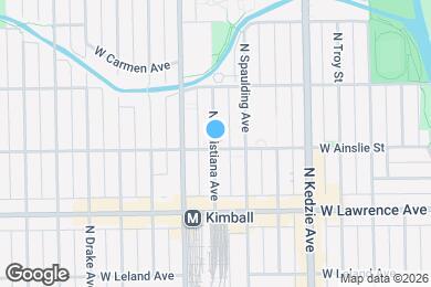 Map image of the property - 4903 N Christiana Ave