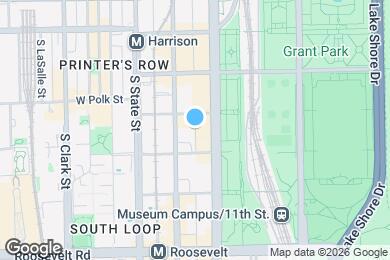 Map image of the property - 829 S Michigan Ave