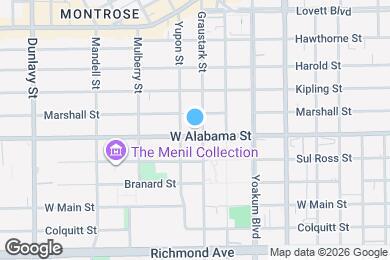 Map image of the property - 1308 W Alabama St