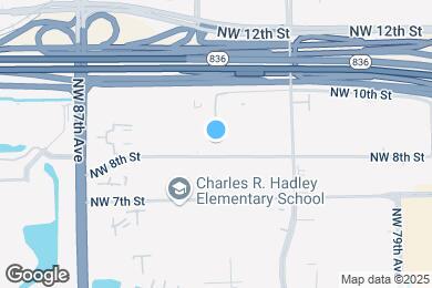 Map image of the property - 8389 NW 8th St