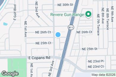 Map image of the property - 320 NE 26th St
