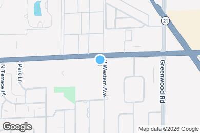 Map image of the property - 8801 W Golf Rd