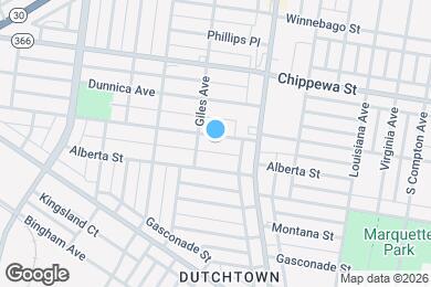 Map image of the property - 3640 Keokuk St