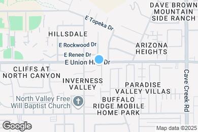 Map image of the property - 18526 N 20th Pl