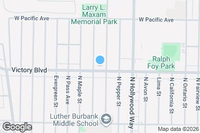 Map image of the property - 3709 W Victory Blvd