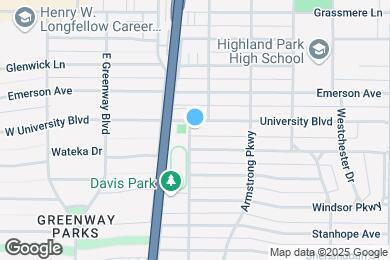 Map image of the property - 4437 University Blvd