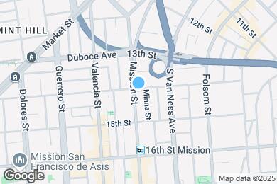 Map image of the property - 1801 Mission St