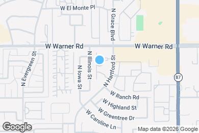 Map image of the property - 1970 N Hartford St