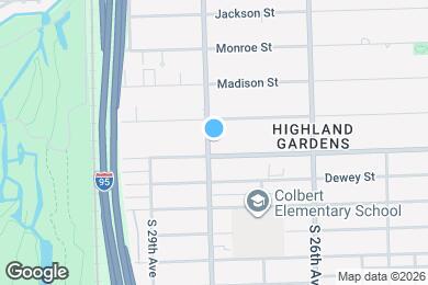 Map image of the property - 825 S 28th Ave