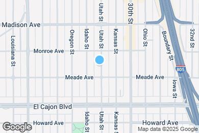Map image of the property - 4440 Utah St