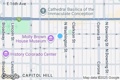 Map image of the property - 1356 Pearl St