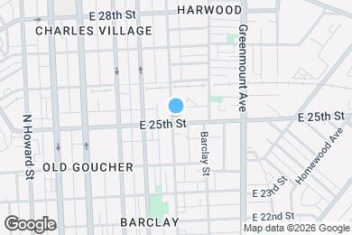 Map image of the property - 302 E 25th St