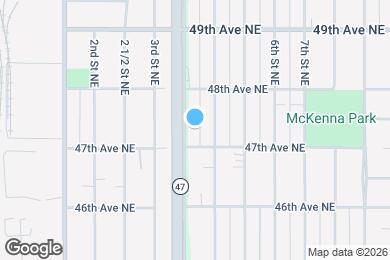 Map image of the property - 4715 University Ave NE