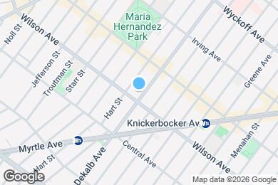Map image of the property - 1411 Dekalb Ave