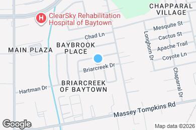 Map image of the property - 901 Briarcreek Dr