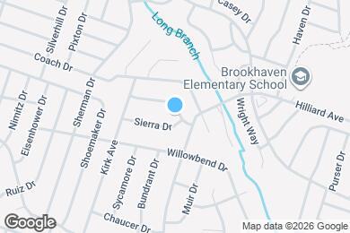 Map image of the property - 3007 Sierra Dr