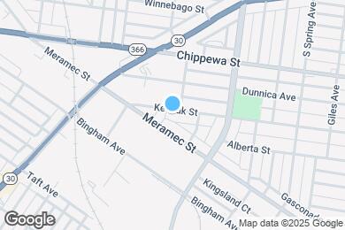 Map image of the property - 4004 Keokuk St