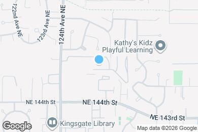 Map image of the property - 12600 Northeast 145th Street