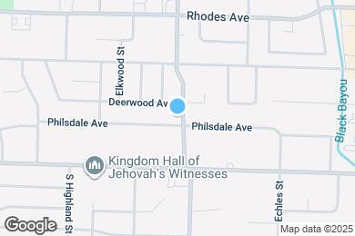 Map image of the property - 3686 Philsdale Ave