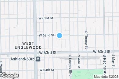 Map image of the property - 6212 S Bishop St