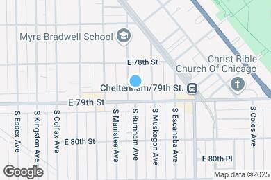 Map image of the property - 7843 S Burnham Ave