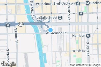 Map image of the property - 205 W Harrison St
