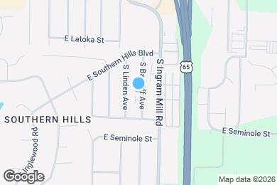 Map image of the property - 2105 S Barcliff Ave