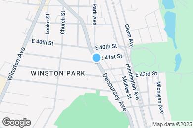 Map image of the property - 4101 Decoursey Ave