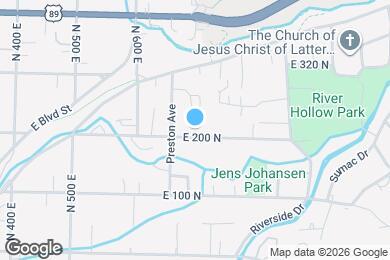 Map image of the property - 711 E 200 N