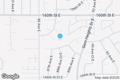Map image of the property - 16318 88th Ave E