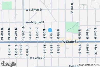 Map image of the property - 121 N 8th St