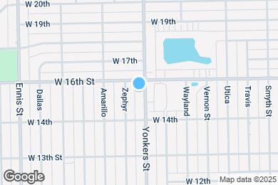Map image of the property - 1411 Yonkers St