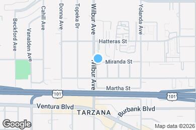 Map image of the property - 5732 Wilbur Ave