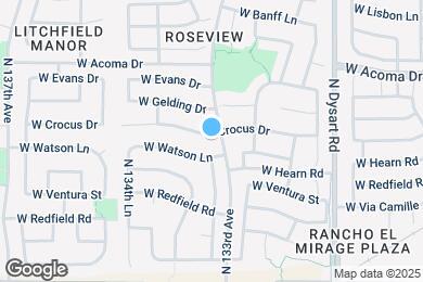 Map image of the property - 13315 W Crocus Dr