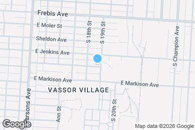 Map image of the property - 662 Southwood Ave