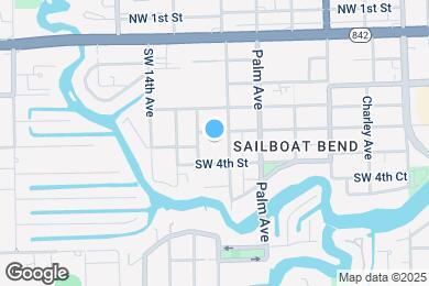 Map image of the property - 1214 W Las Olas Blvd
