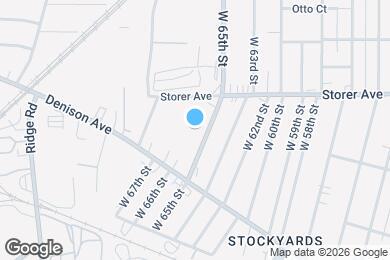 Map image of the property - 3428 W 65th St