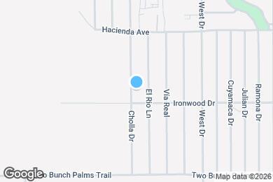Map image of the property - 13416 Cholla Dr