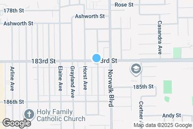 Map image of the property - 18305 Ibex Ave