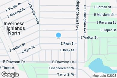 Map image of the property - 3990 E Walker St