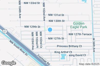 Map image of the property - 10121 NW 127th Terrace