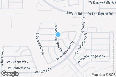 Map image of the property - 7465 S Mountain Star Dr