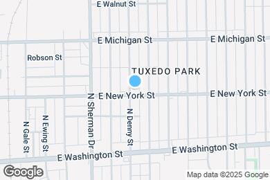 Map image of the property - 307 N Denny St