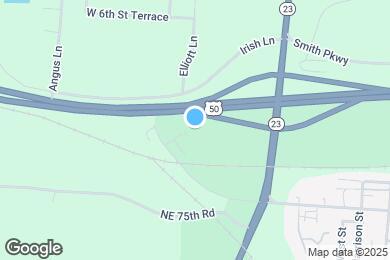 Map image of the property - 1102 W McPherson St