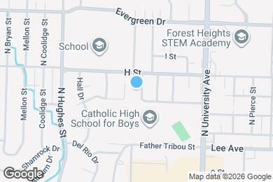 Map image of the property - 808 Ridgecrest Dr