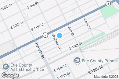 Map image of the property - 509 E 13th St